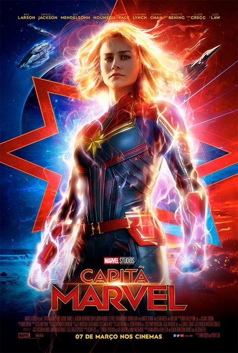 Poster do filme Capitã Marvel.