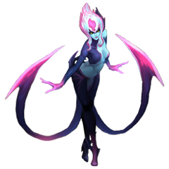 Champion Evelynn of the League of Legends game.